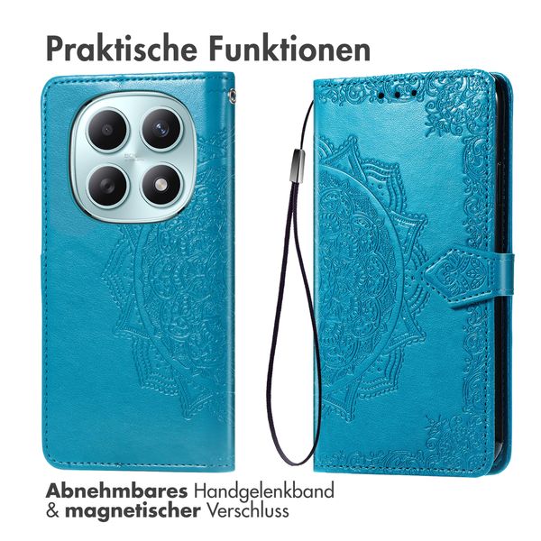 imoshion Mandala Klapphülle Xiaomi Redmi Note 15 (5G) - Türkis