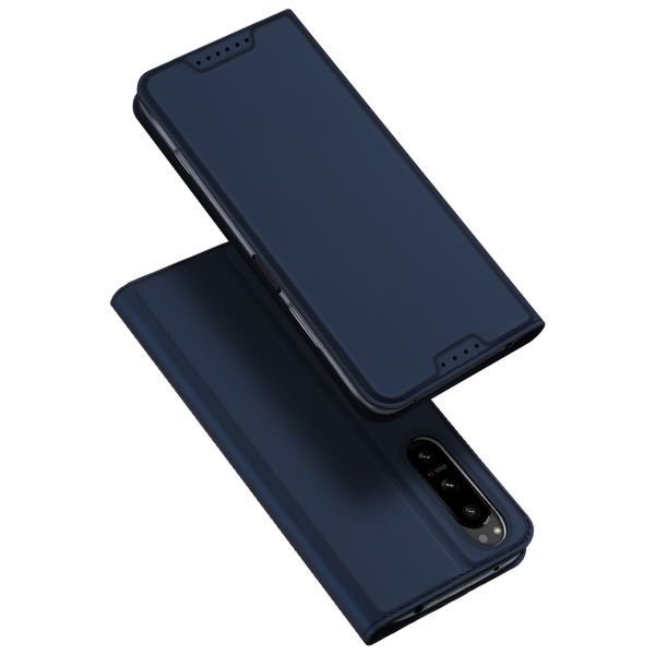 Dux Ducis Slim TPU Klapphülle für das Sony Xperia 5 IV - Dunkelblau