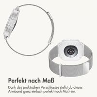imoshion Mailändische Magnetarmband für Samsung Galaxy Watch 9 (40/44mm) / Watch 8 (40/44mm) / Classic (46mm) - Silber