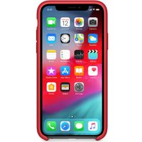 Apple Silikon-Case Rot für das Apple iPhone Xs / X