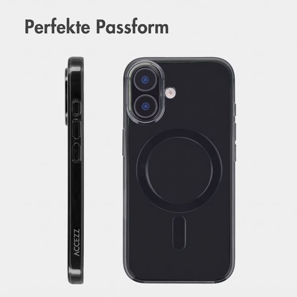 Accezz Lite Backcover mit MagSafe Apple iPhone 16 - Smokey Clear