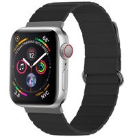 imoshion Magnetlederarmband für Apple Watch Series 1 t/m 9 / SE (38/40/41 mm) | Series 10 / 11 (42 mm) - Schwarz