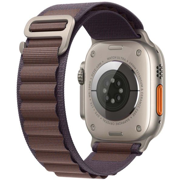 WiWu Alpine-Nylonarmband für die Apple Watch Series 1 bis 10 / SE / Ultra (2) (44/45/46/49 mm) - Indigo