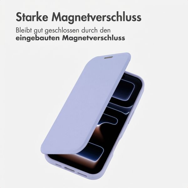 imoshion Transparente Bookcase mit MagSafe Apple iPhone 17 Pro - Lila
