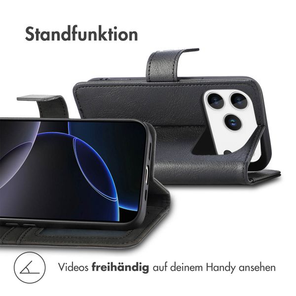 imoshion Luxuriöse Klapphülle Apple iPhone 17 Pro - Schwarz