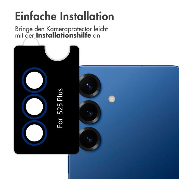 imoshion 2er-Pack Objektivschutz für Kamera für das Samsung Galaxy S25 Plus - Navy