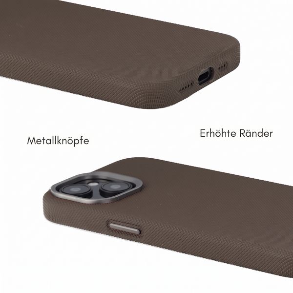 Accezz Mesh Backcover mit MagSafe Apple iPhone 14 / 13 - Braun