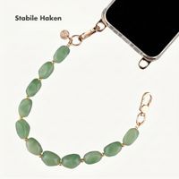 Selencia Satin Crush Handgelenkschlaufe - Mint Green