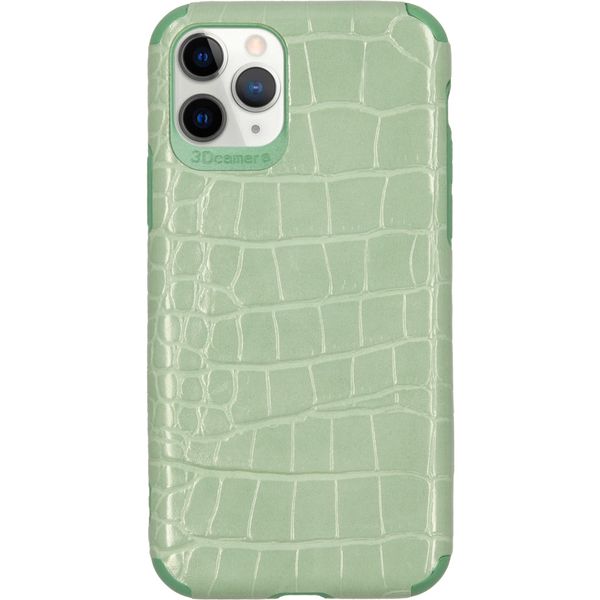 My Jewellery Croco Soft Case Back Cover iPhone 11 Pro - Grün