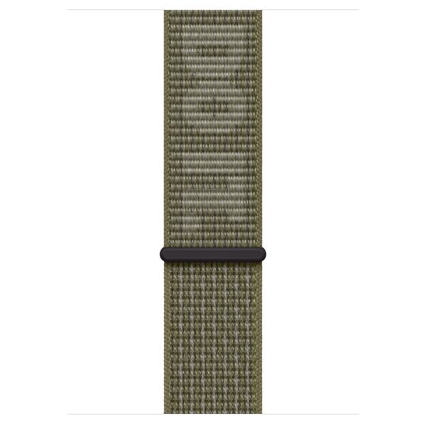 Apple Nike Sport Loop Band für das Apple Watch Series 1 bis 10 / SE / Ultra (2) (44/45/46/49 mm) - Sequoia / Pure Platinum