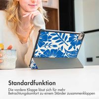 imoshion Design Trifold Klapphülle für das iPad 7 (2019) / iPad 8 (2020) / iPad 9 (2021) 10.2 inch - Flower Tile