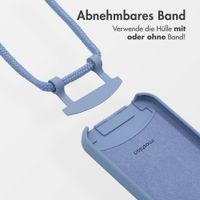 imoshion Color Backcover mit abnehmbarem Handykette und MagSafe Apple iPhone 15 - Ash Blue