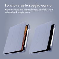 imoshion Origami Klapphülle Apple iPad 9 (2021) 10.2 Zoll / iPad 8 (2020) 10.2 Zoll / iPad 7 (2019) 10.2 Zoll - Lavender