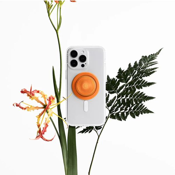 PopSockets PopGrip MagSafe Round - Orange Zest