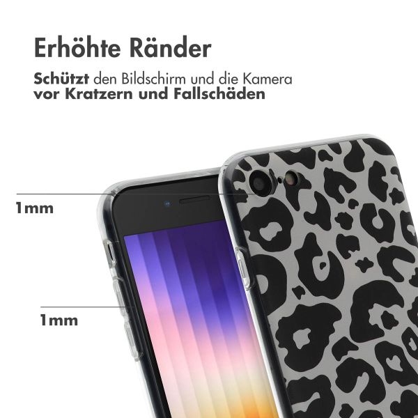 imoshion Design Hülle für das iPhone SE (2022 / 2020) / 8 / 7 - Leopard