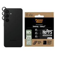 PanzerGlass Kameraprotektor Hoops Optic Rings für das Samsung Galaxy S25 - Schwarz