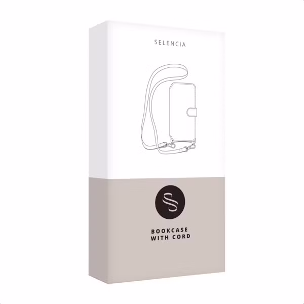 Selencia Riva Bookcase mit MagSafe und Handgelenkband Apple iPhone 16 - Old Pink