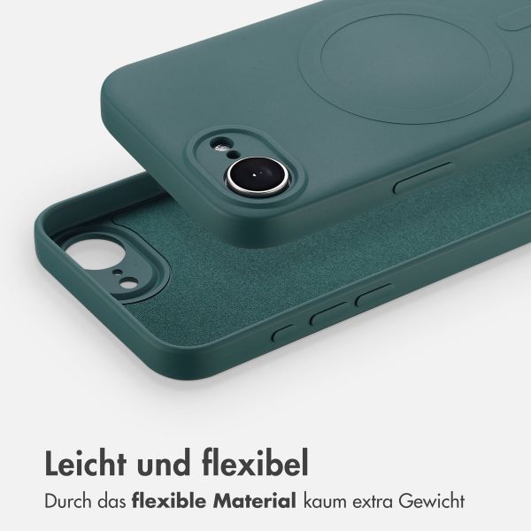 imoshion Color Back Cover mit MagSafe iPhone 16e - Dunkelgrün