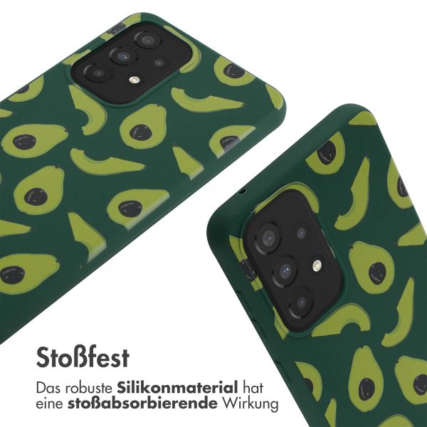 imoshion SilikonHülle design mit Band Samsung Galaxy A33 - Avocado Green