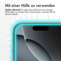 Accezz Displayschutz 2er-pack aus gehärtetem Glas Apple iPhone Air