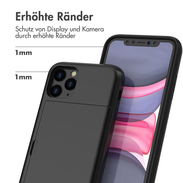 imoshion Backcover mit Kartenfach Apple iPhone 11 Pro - Schwarz