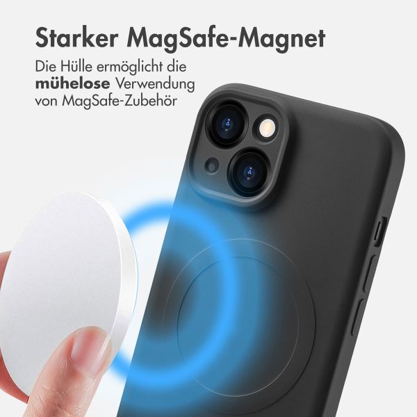 imoshion Color Back Cover mit MagSafe Apple iPhone 15 - Schwarz