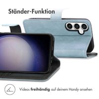 imoshion Luxuriöse Klapphülle Samsung Galaxy S23 FE - Hellblau