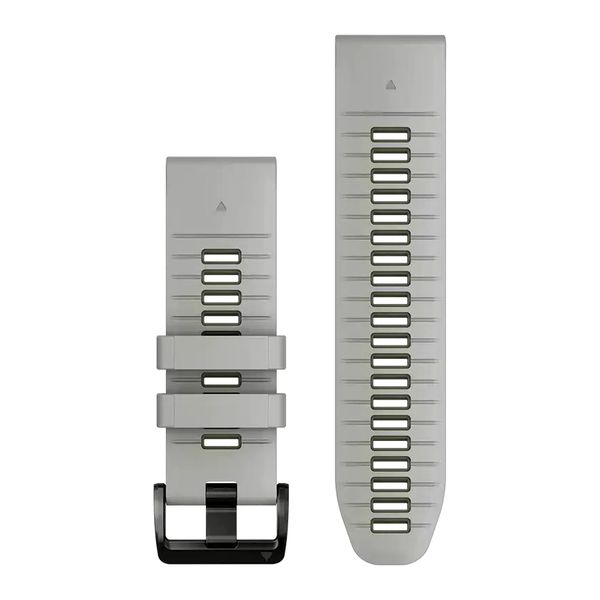 Garmin QuickFit® Silikonarmband -   Garmin 26 mm Anschluss - Fog Gray / Moss