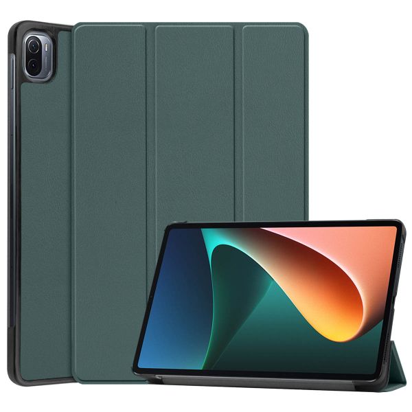 imoshion Trifold Klapphülle für das Xiaomi Pad 5 / 5 Pro - Dunkelgrün