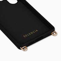 Selencia Rivièra Backcover mit MagSafe mit abnehmbaren Haken Samsung Galaxy S25 Ultra - Velvet Black