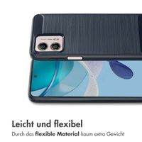 imoshion Brushed Back Cover Motorola Moto G53 - Dunkelblau