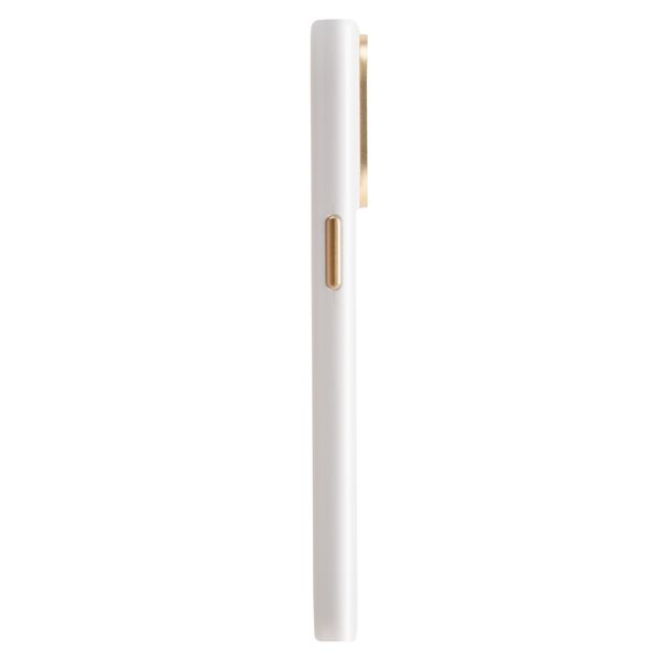 Coehl Crème MagSafe Back Cover mit Band für das iPhone 15 Pro - Ivory