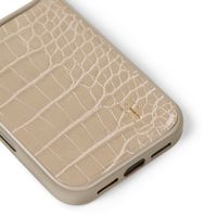 iDeal of Sweden MagSafe-Hülle aus veganem Leder Apple iPhone 17 Pro - Warm Beige Croco