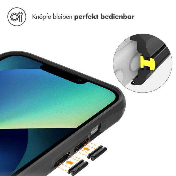 imoshion Rugged Hybrid Carbon Case Apple iPhone 13 Pro - Schwarz