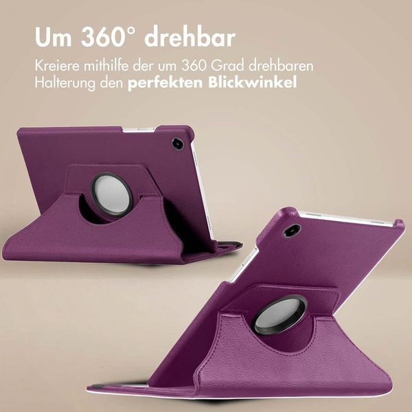 imoshion 360° drehbare Klapphülle Samsung Galaxy Tab A8 - Violett