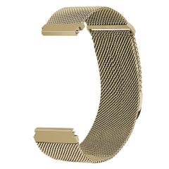 imoshion Magnetisches Milanaise Armband -   Universelle 20 mm Anschluss - Größe S - Champagne Gold