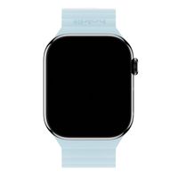 Holdit Silikonarmband Magnet für Apple Watch Series 1 - 11 / SE / Ultra (44/45/46/49 mm) - Mineral Blue / Grey