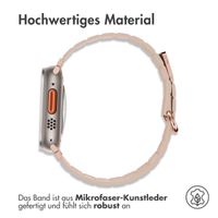 imoshion Magnetlederarmband für Apple Watch Series 1 - 11 / SE / Ultra (44/45/46/49 mm) - Beige