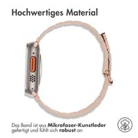 imoshion Magnetlederarmband für das Apple Watch Series 1 bis 10 / SE / Ultra (2) (44/45/46/49 mm) - Beige