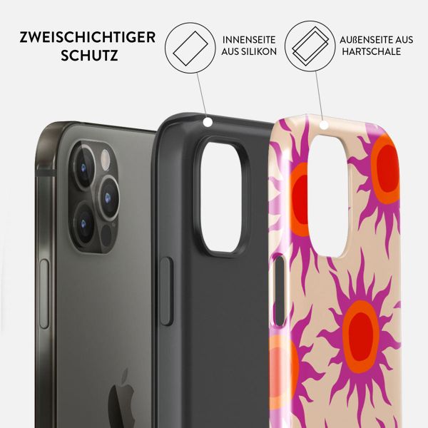 Burga Tough Back Cover für das Apple iPhone 12 (Pro) - Sunset Glow