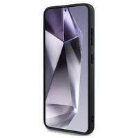 Guess 4G Metal Logo Back Cover mit Glitter Samsung Galaxy S25 Plus - Rosa