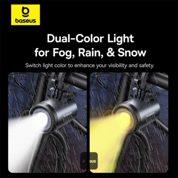 Baseus PrimeTrip 2-in-1 Handyhalterung mit Fahrradlampe - Magnetisch - Universell - Cosmic Black