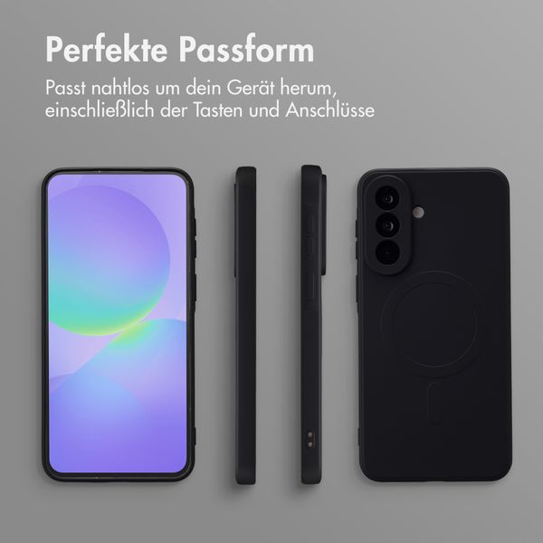 imoshion Color Back Cover mit MagSafe Samsung Galaxy A37 (5G) - Schwarz