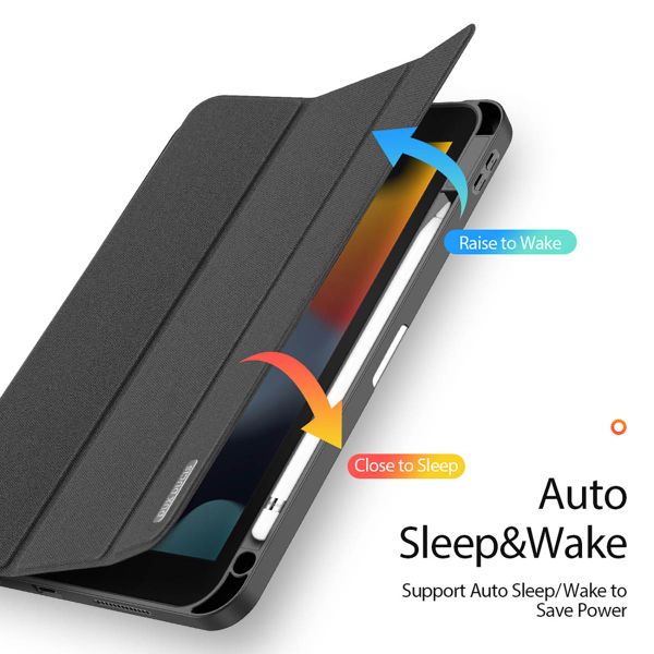 Dux Ducis Domo Klapphülle Apple iPad 11 (2025) 11 Zoll / iPad 10 (2022) 10.9 Zoll - Schwarz
