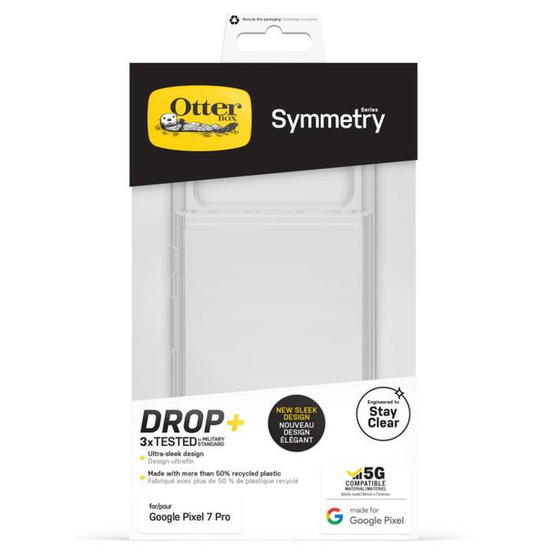 OtterBox Symmetry Clear Case für das Google Pixel 7 Pro - Transparent