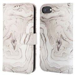 imoshion Design Klapphülle iPhone SE (2022 / 2020) / 8 / 7 / 6(s) - Sandy Marble