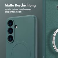 imoshion Color Back Cover mit MagSafe für das Samsung Galaxy S25 Plus - Dunkelgrün