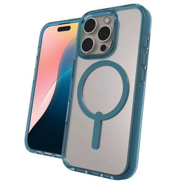 ZAGG Santa Cruz Snap Case mit MagSafe für das iPhone 16 Pro - Blau