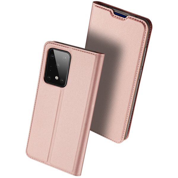 Dux Ducis Slim TPU Klapphülle Roségold für das Samsung Galaxy S20 Ultra