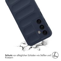 imoshion EasyGrip Back Cover für das Samsung Galaxy S24 - Dunkelblau